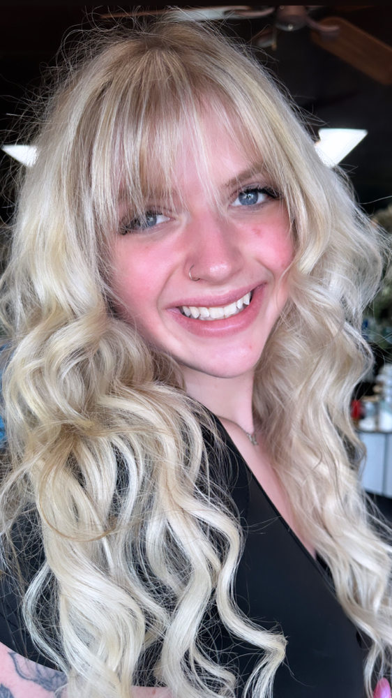 Blonding session at Hunters Beauty Haven in Warren, OH