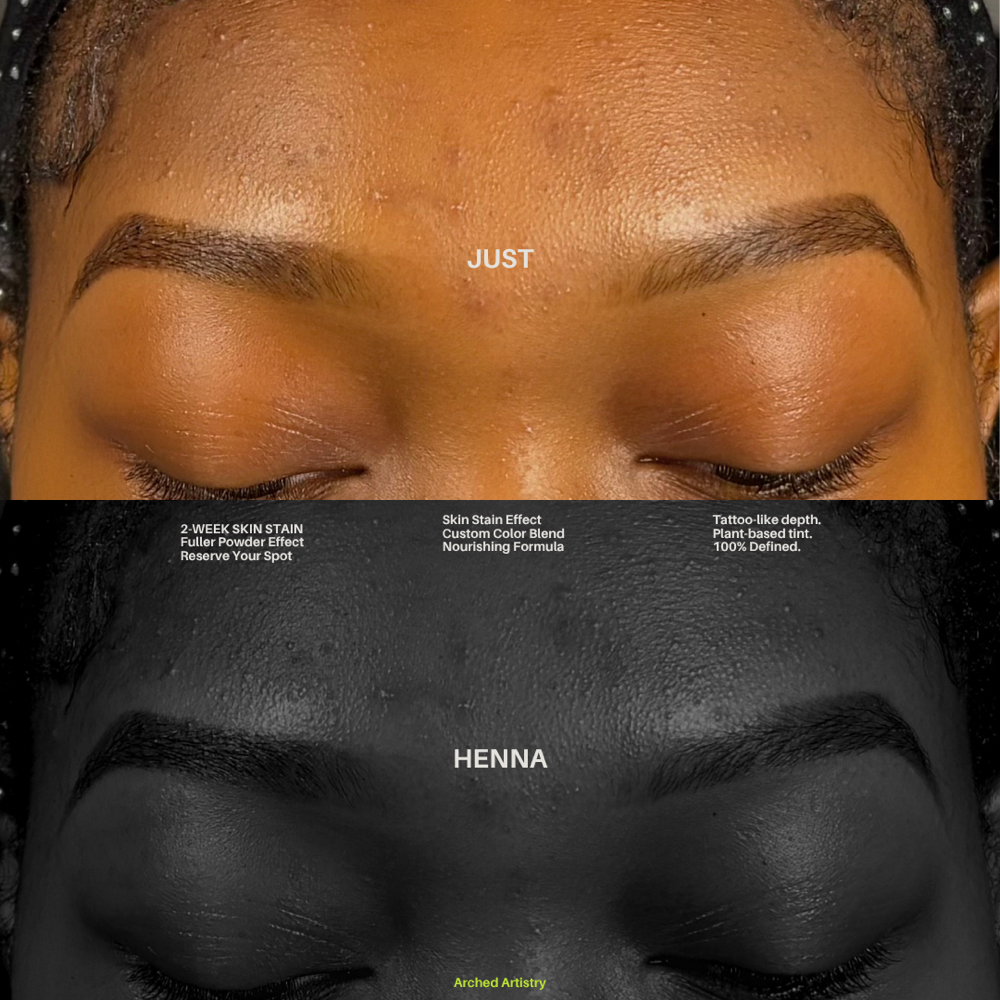 Henna Brows at Arched Artistry in Upper Marlboro, MD