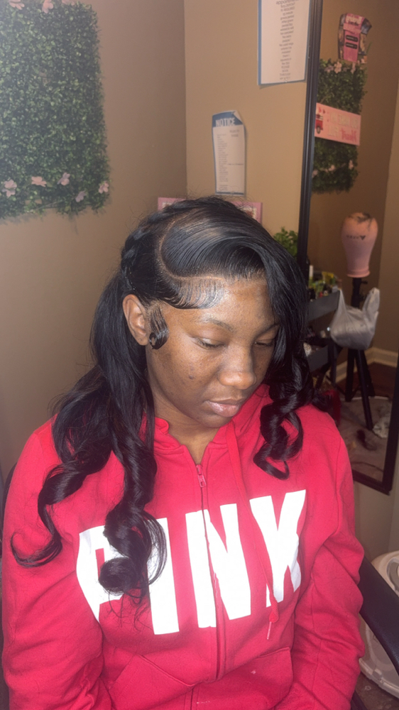 Closure wig install