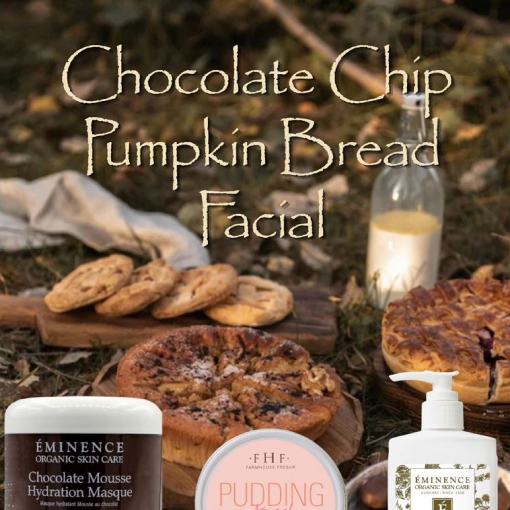 Seasonal Facial Chocolate Chip Pump at Esthera Esthetics in Northampton, MA