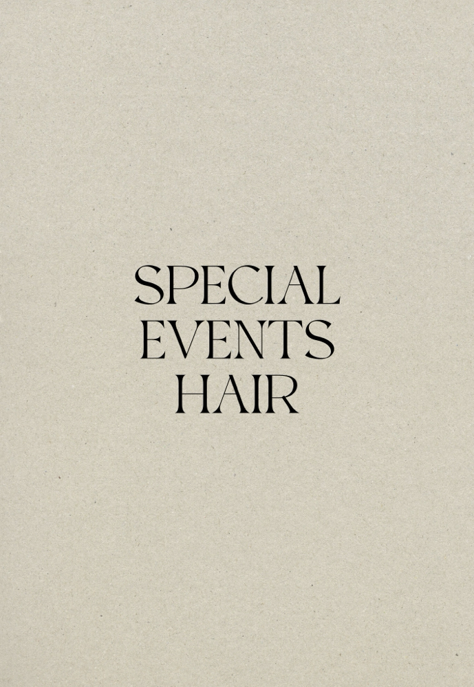 Special Events - Hair