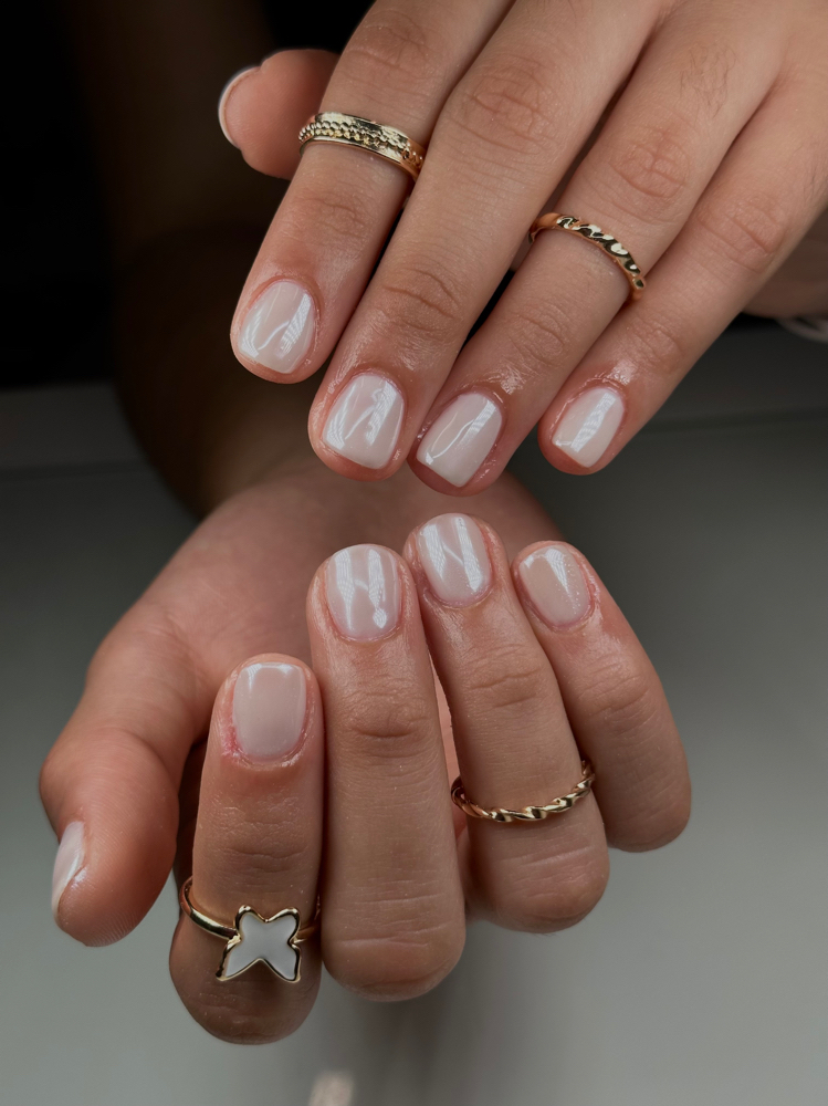 Gel Manicure (one Color )