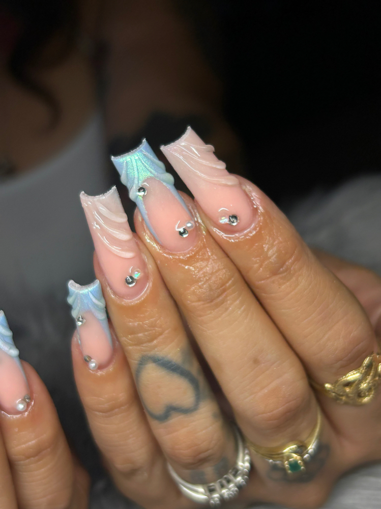 Medium Full Acrylic Nail Set
