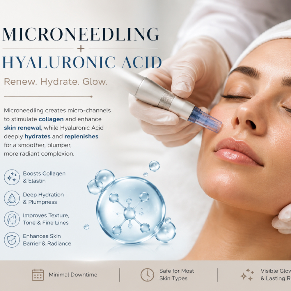 Microneedling + Hyaluronic Acid at The Aesthetics Spa in Oceanside, NY