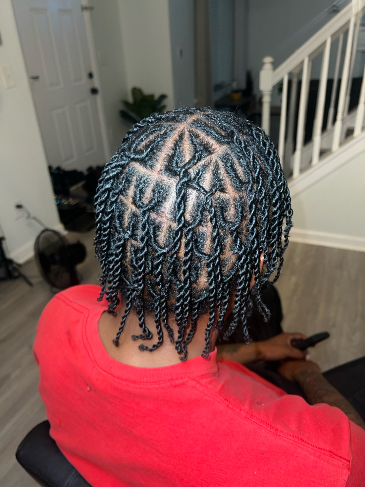 Invisible locs (No Hair Added)