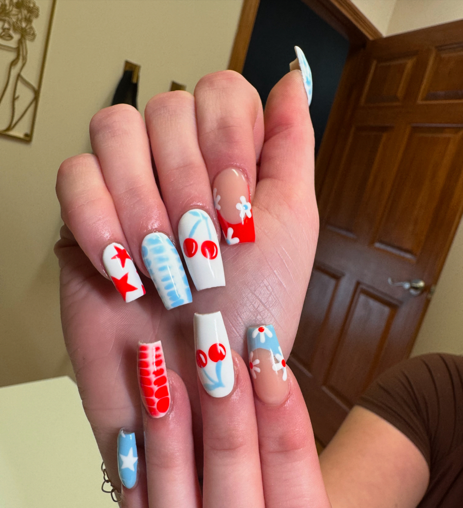 Long Acrylic Full Set