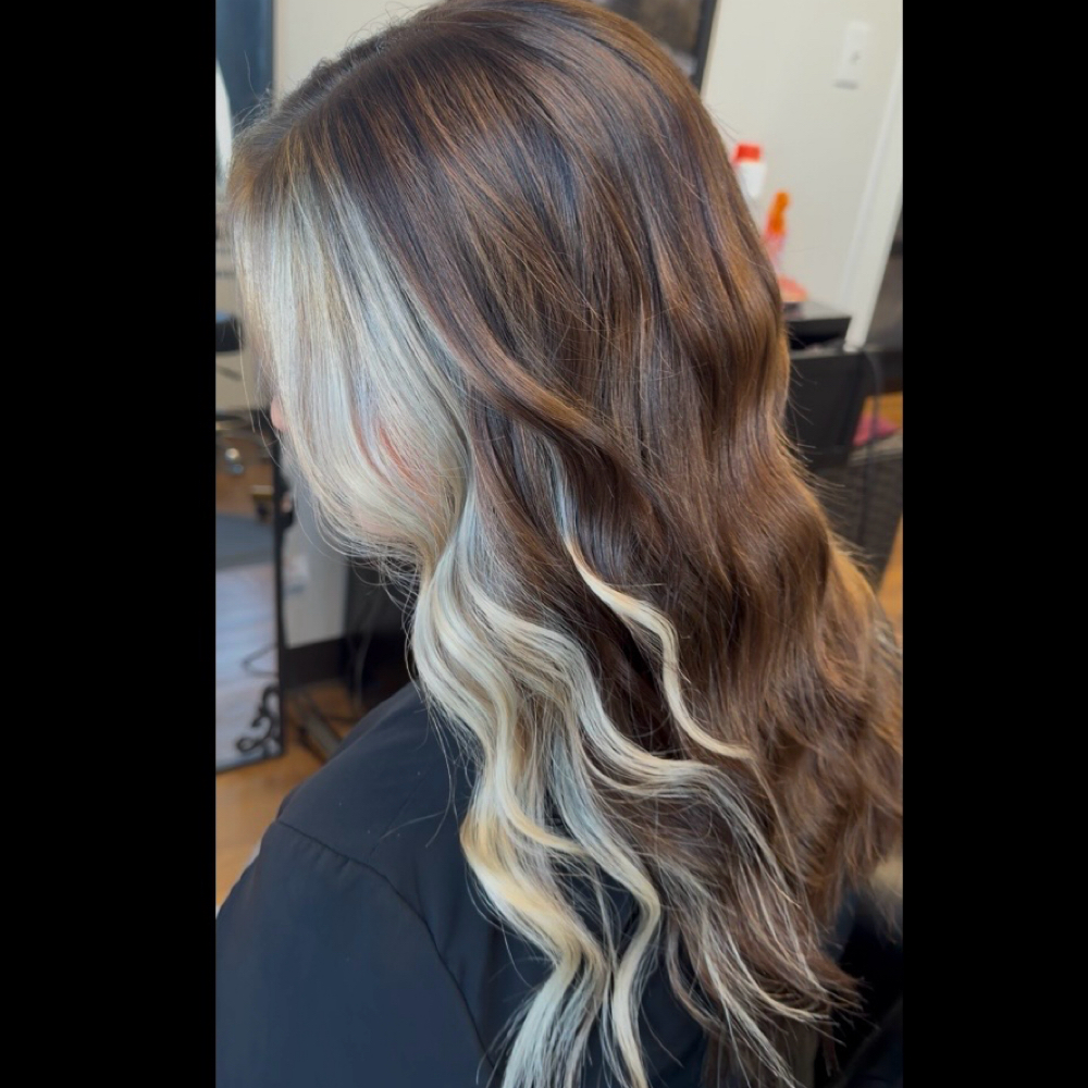 Face Framing + Color Cut & Style at The Vintage Rose Salon in Bossier City, LA