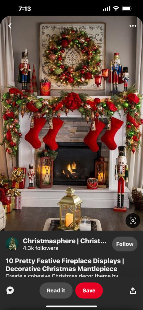 Mantel Install Garland Not Included