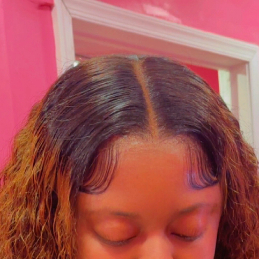Closure Wig Install at Hair Pressur By MK in Newport News, VA