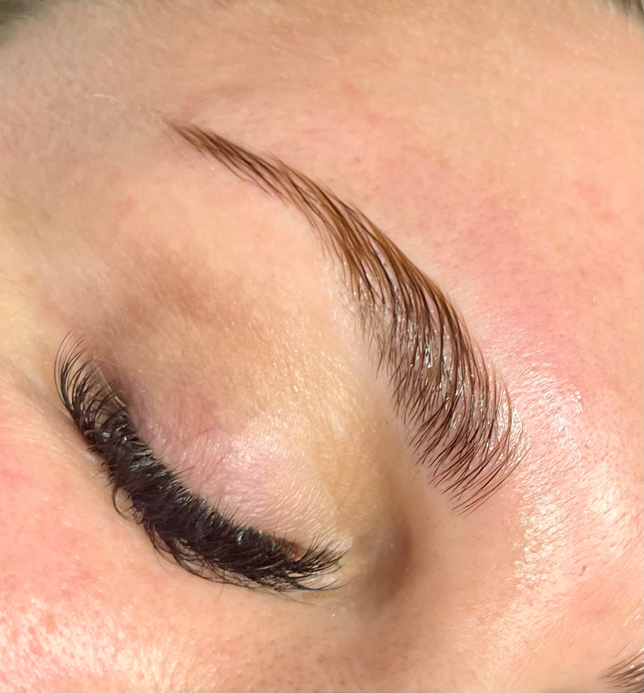 Eyebrow Lamination With Tint