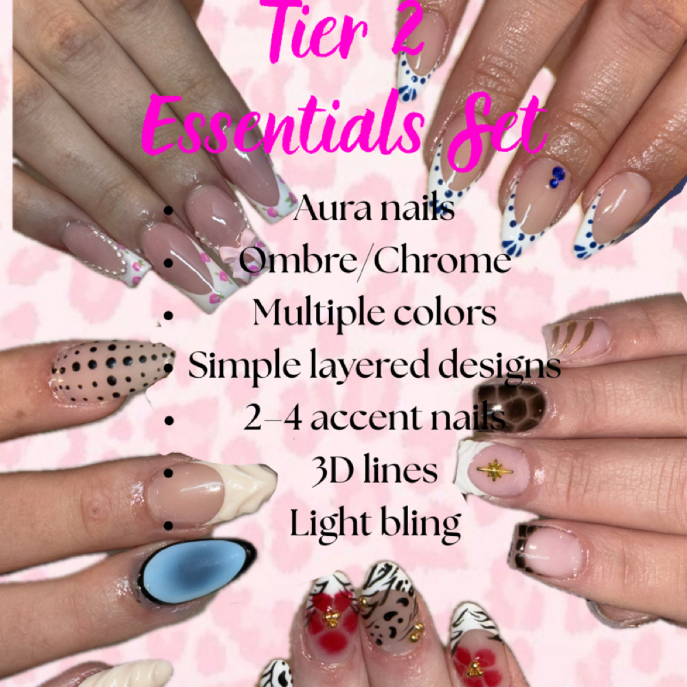 Tier 2 Essentials Set at Lashes&Nails in Omaha, NE