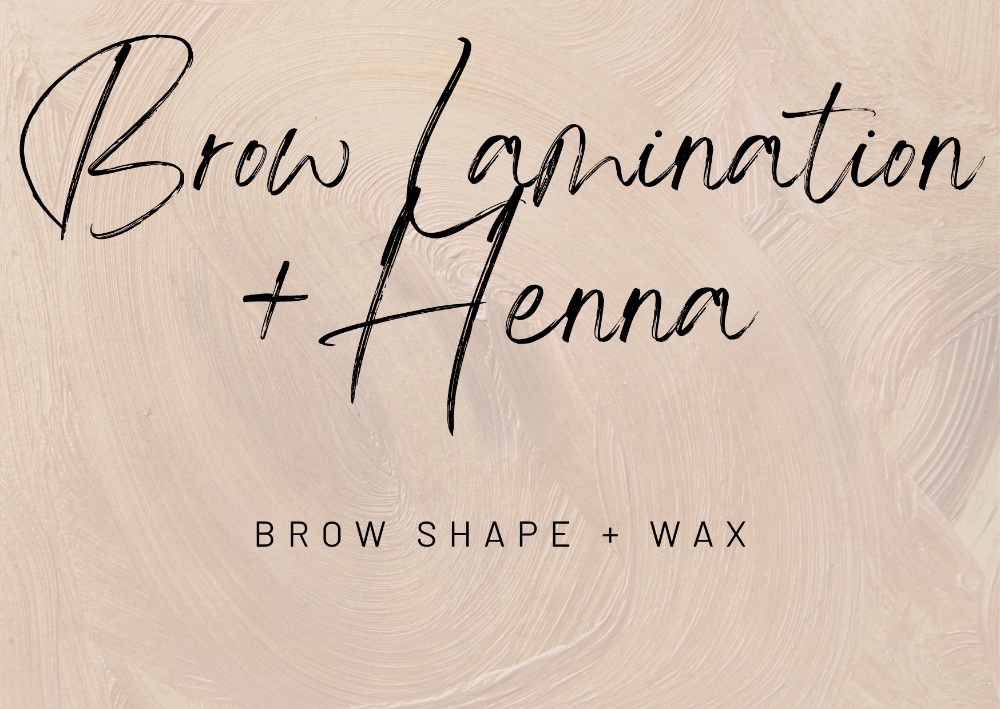 Brow Lamination- Shape & Wax