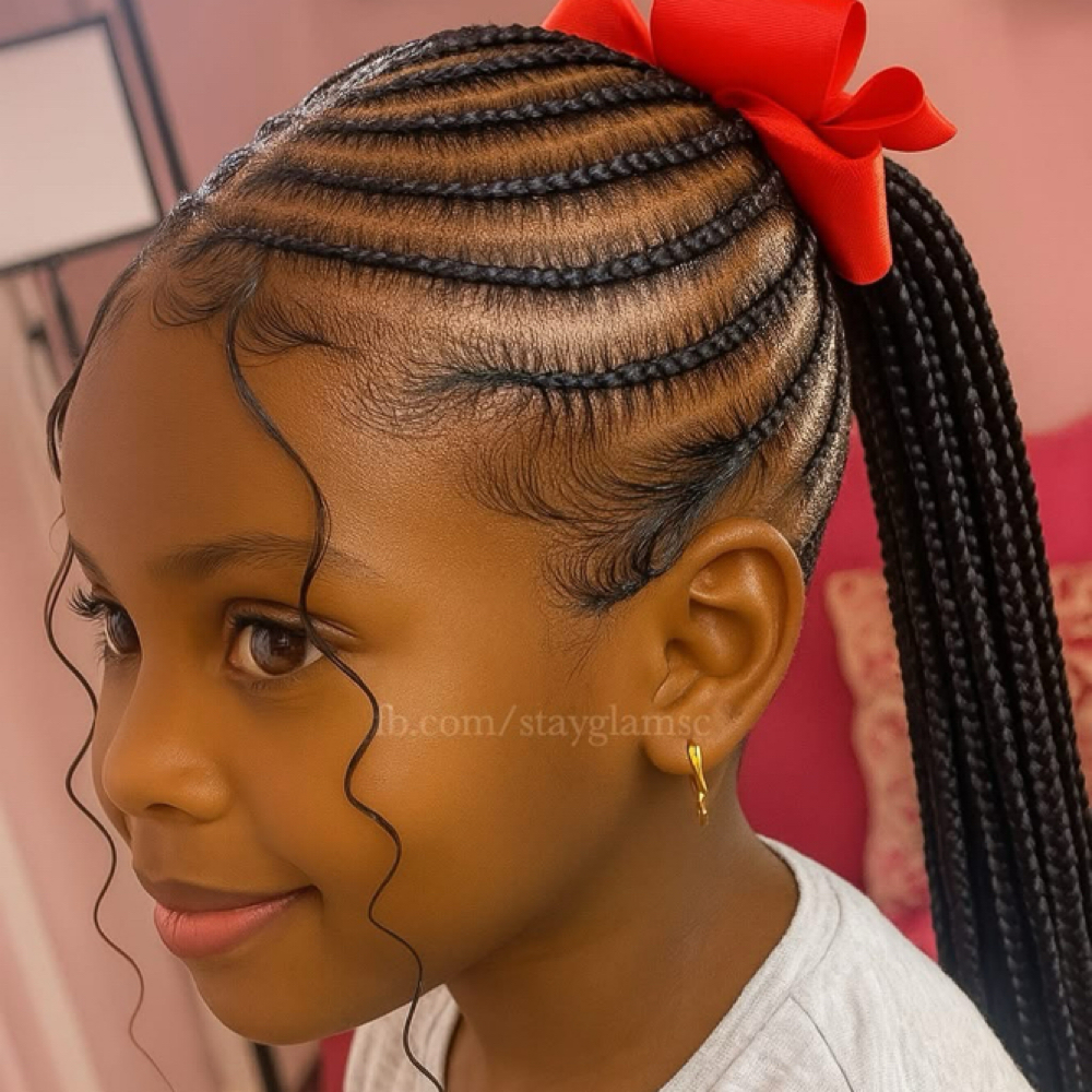 Ponytail For Kids at The house of beauty in Atlanta, GA