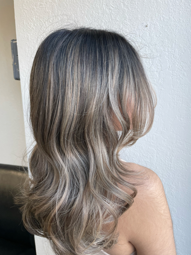 Balayage + Haircut at Hair by Nat Giselle in Millbrae, CA