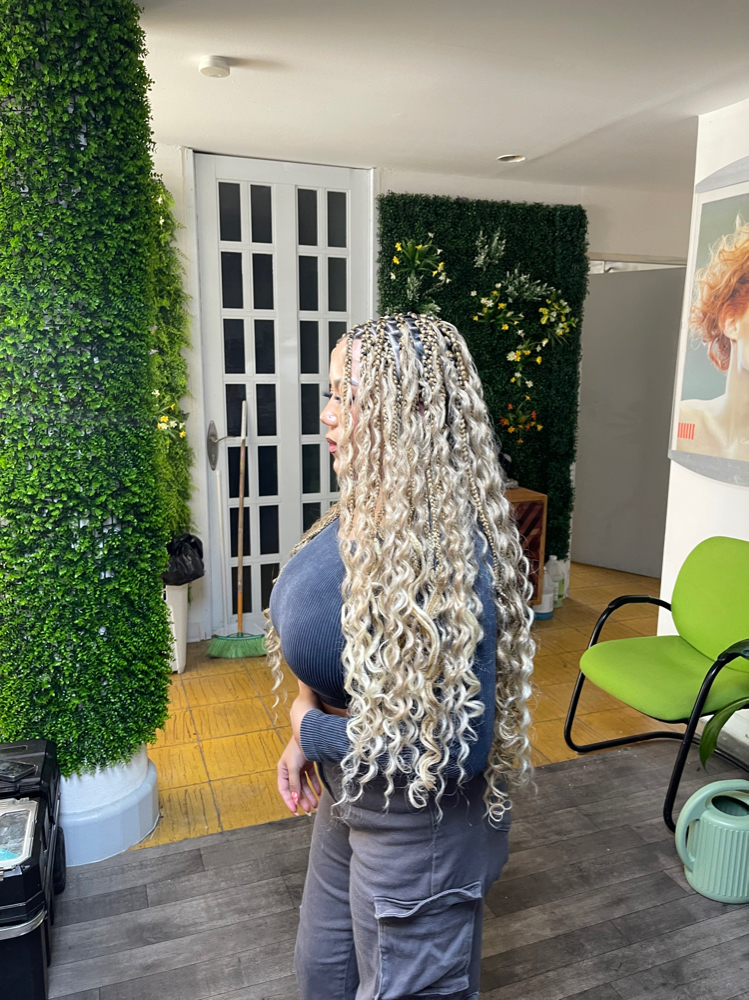 Goddess braids