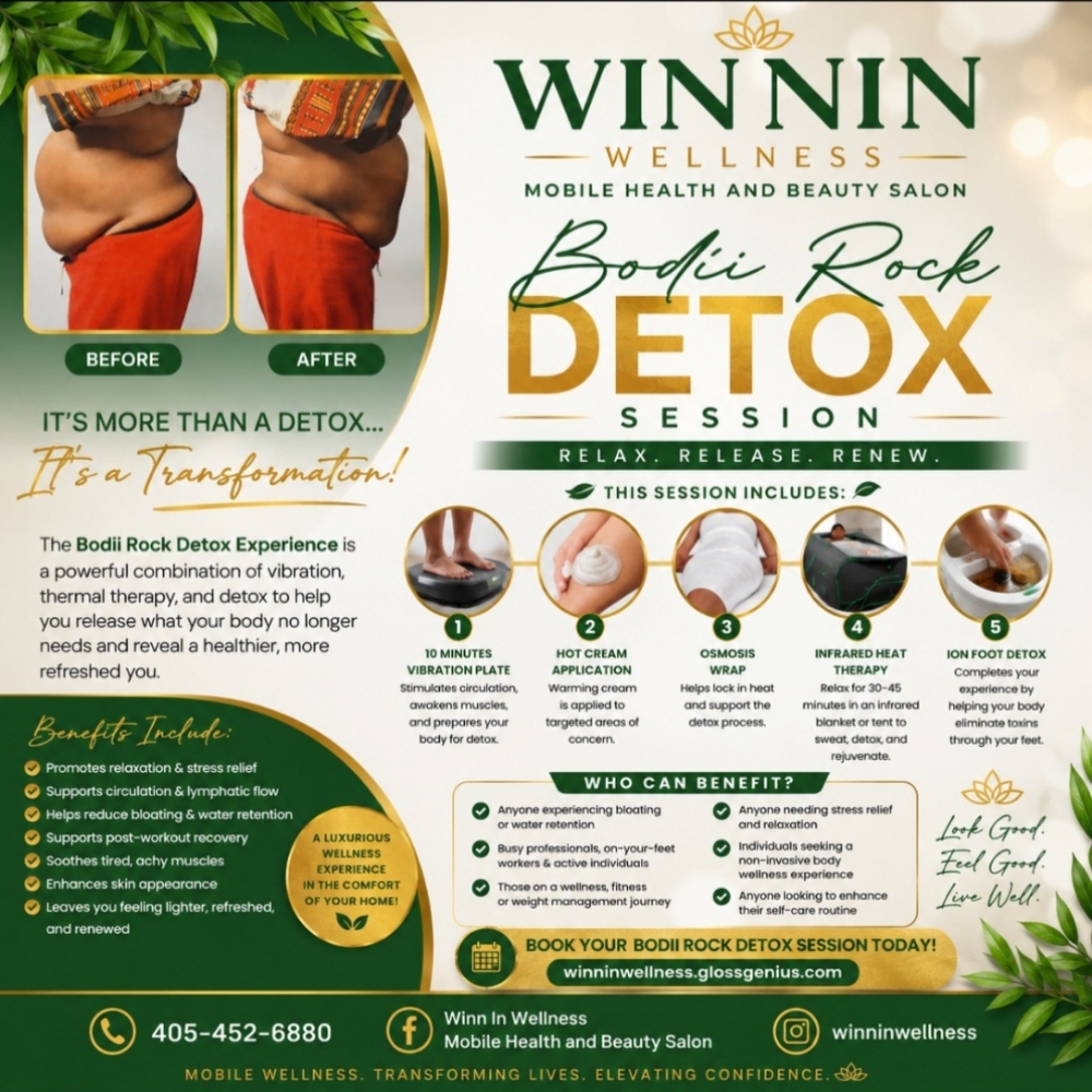 Bodii Rock Detox at Winn In Wellness Mobile Health and Beauty Salon
