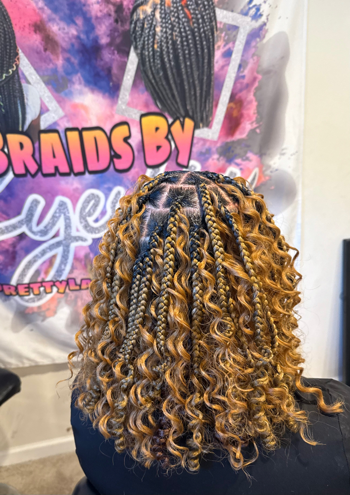 Boho Knotless Bob at BraidsByKyeshia in Ocala, FL
