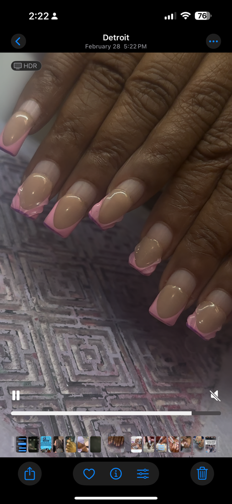 Fill In W/ Simple Design at Kei Nail’d It in Detroit, MI