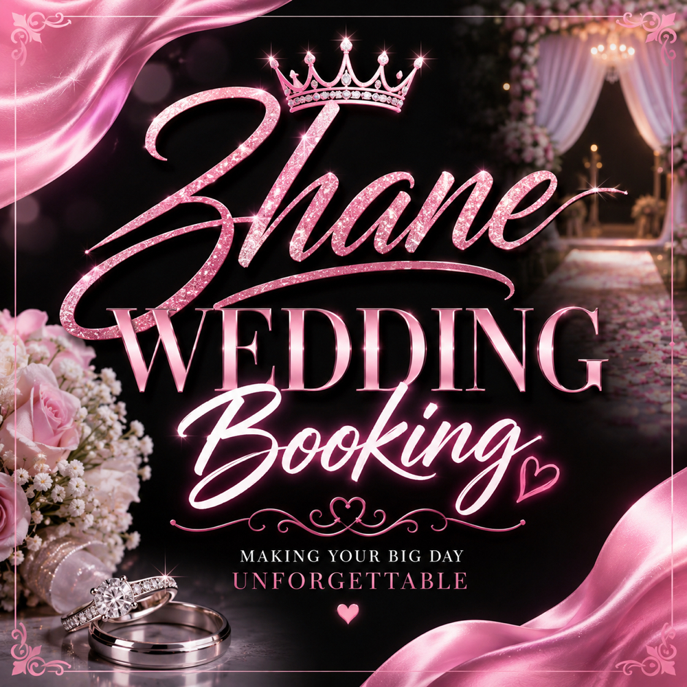Zhane Wedding Bookings Only at Crowned By Cierra in Augusta, GA