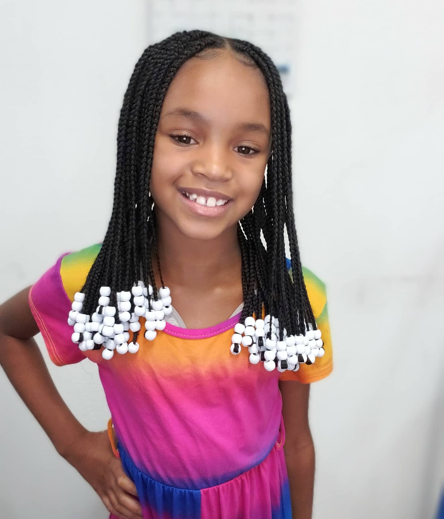 Kid's Box Braids (Beads)