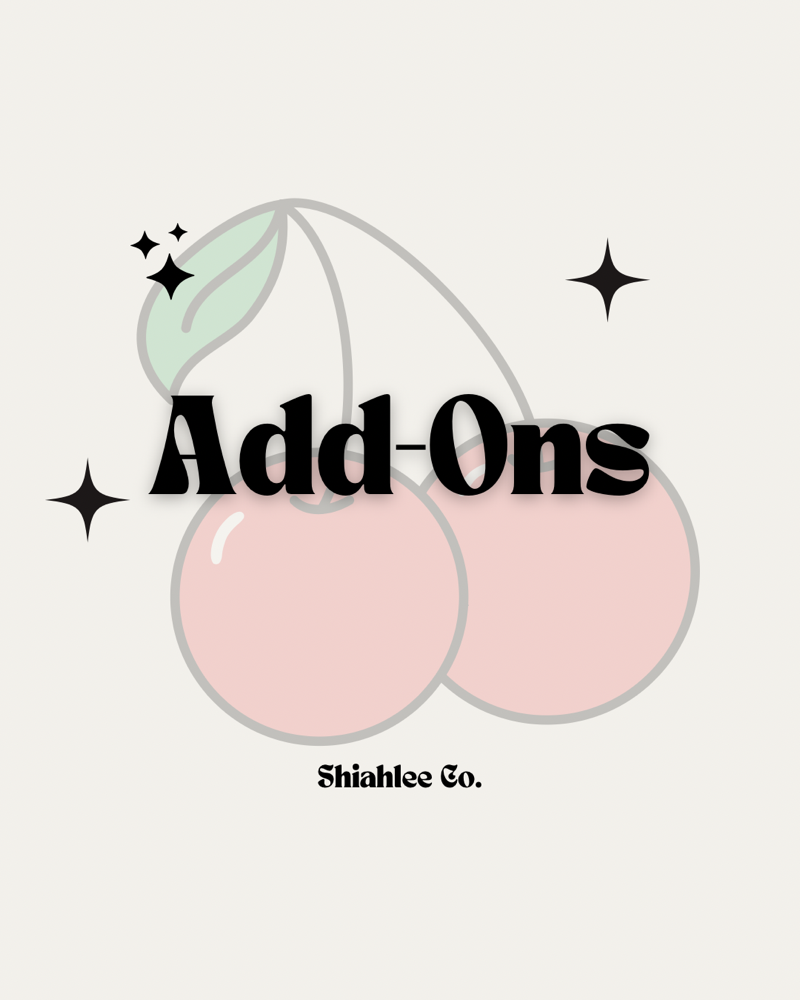 💎Add Ons | Upgrades