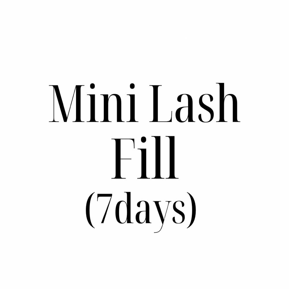 Mini Lash Fill (Within 7 Days)
