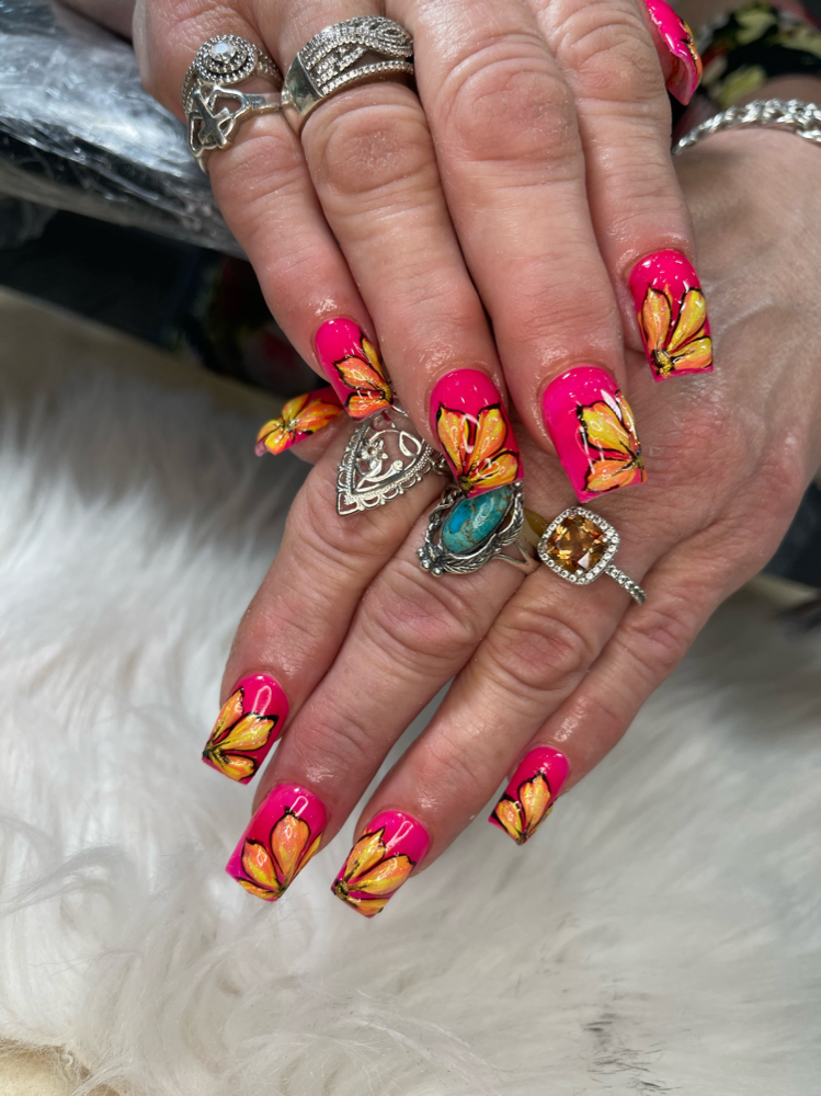 Nails With Add On Advanced Designs