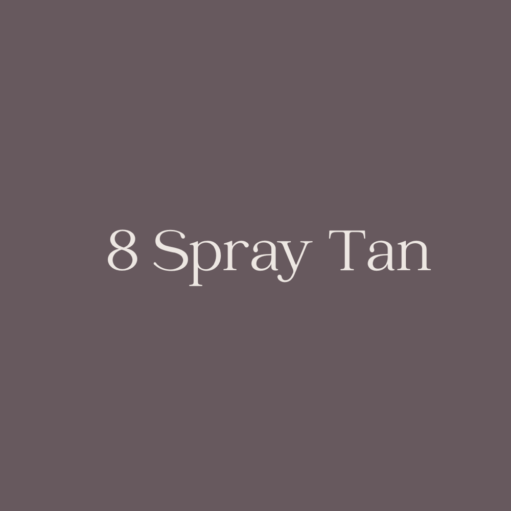 8 Spray Tans