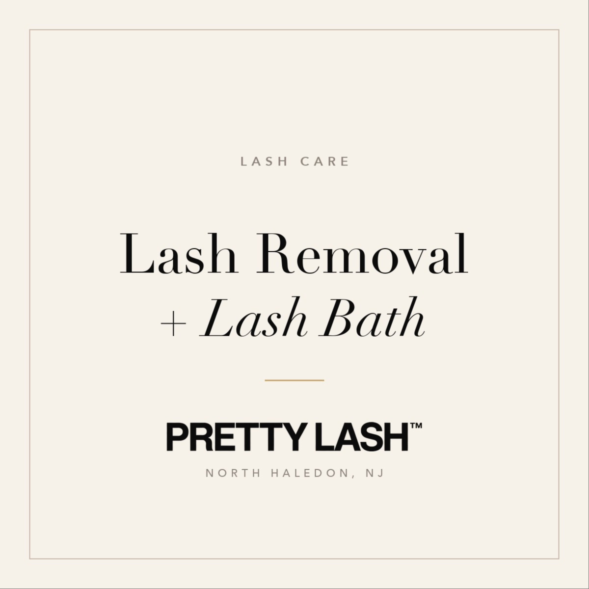 Lash Removal + Lash Bath at PRETTY LASH STUDIOS in North Haledon, NJ
