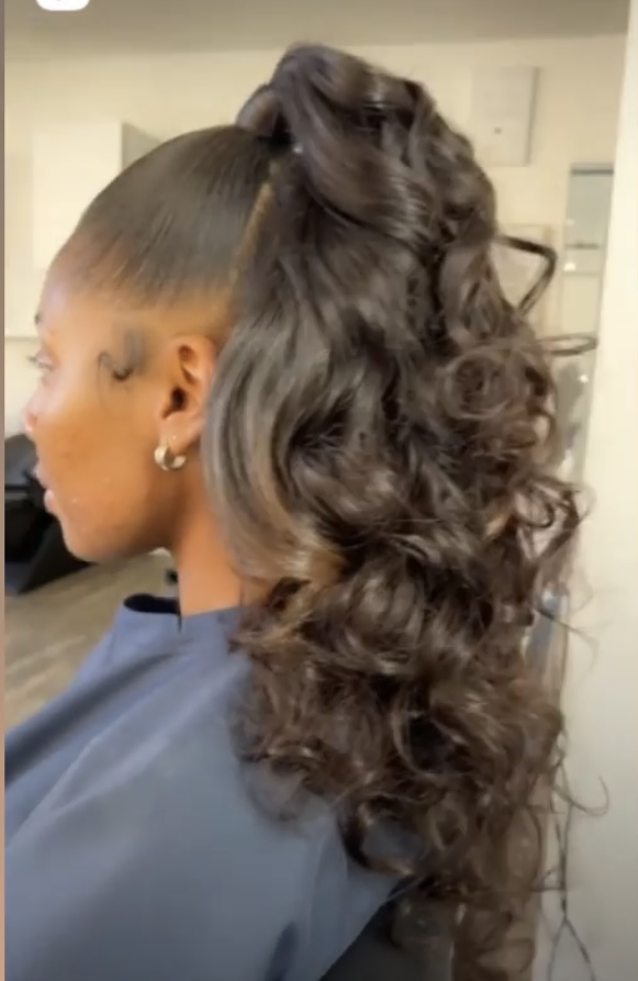 Half Up Half Down Ponytail
