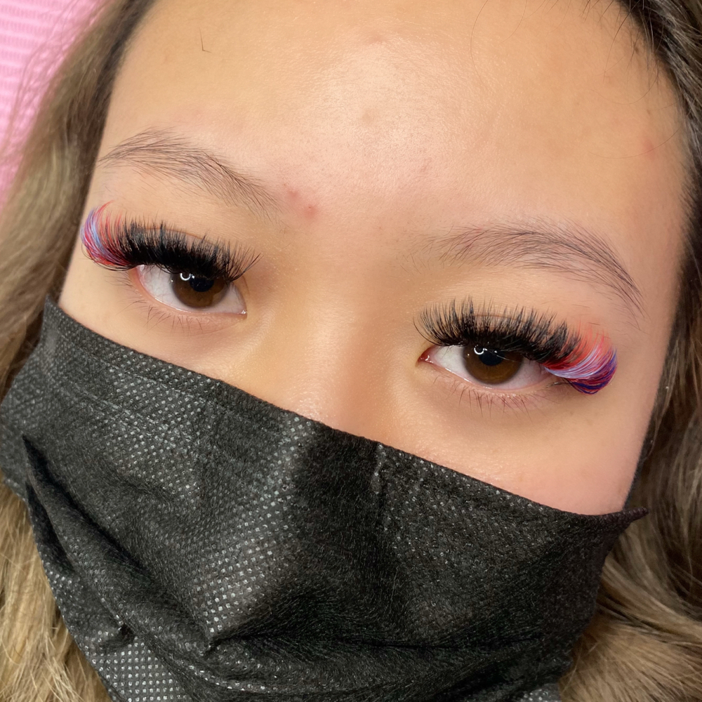 Partial Color Lashes