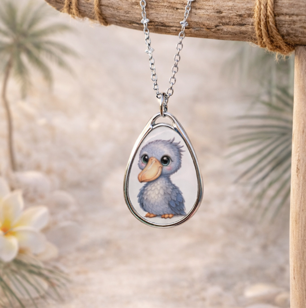 Cute Shoebill Bird Pendant Necklace at Aloha in Hershey, PA