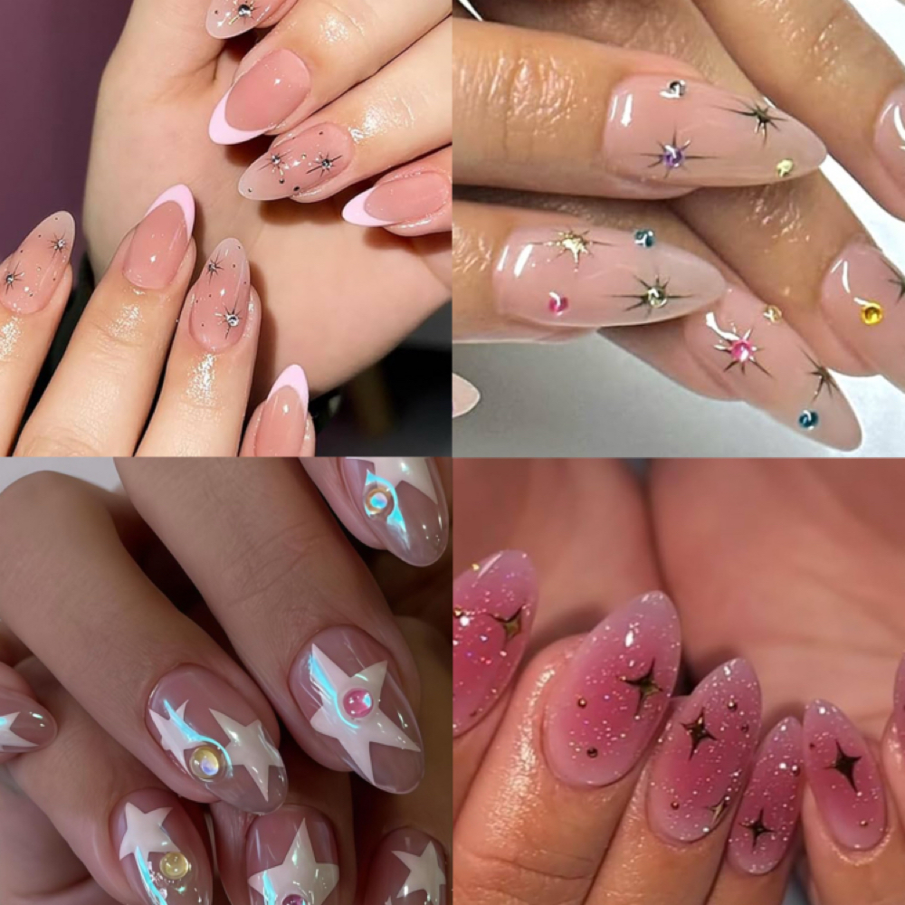 Starry Summer Special (Gel X) at NailsWithLuv in Spring Hill, FL