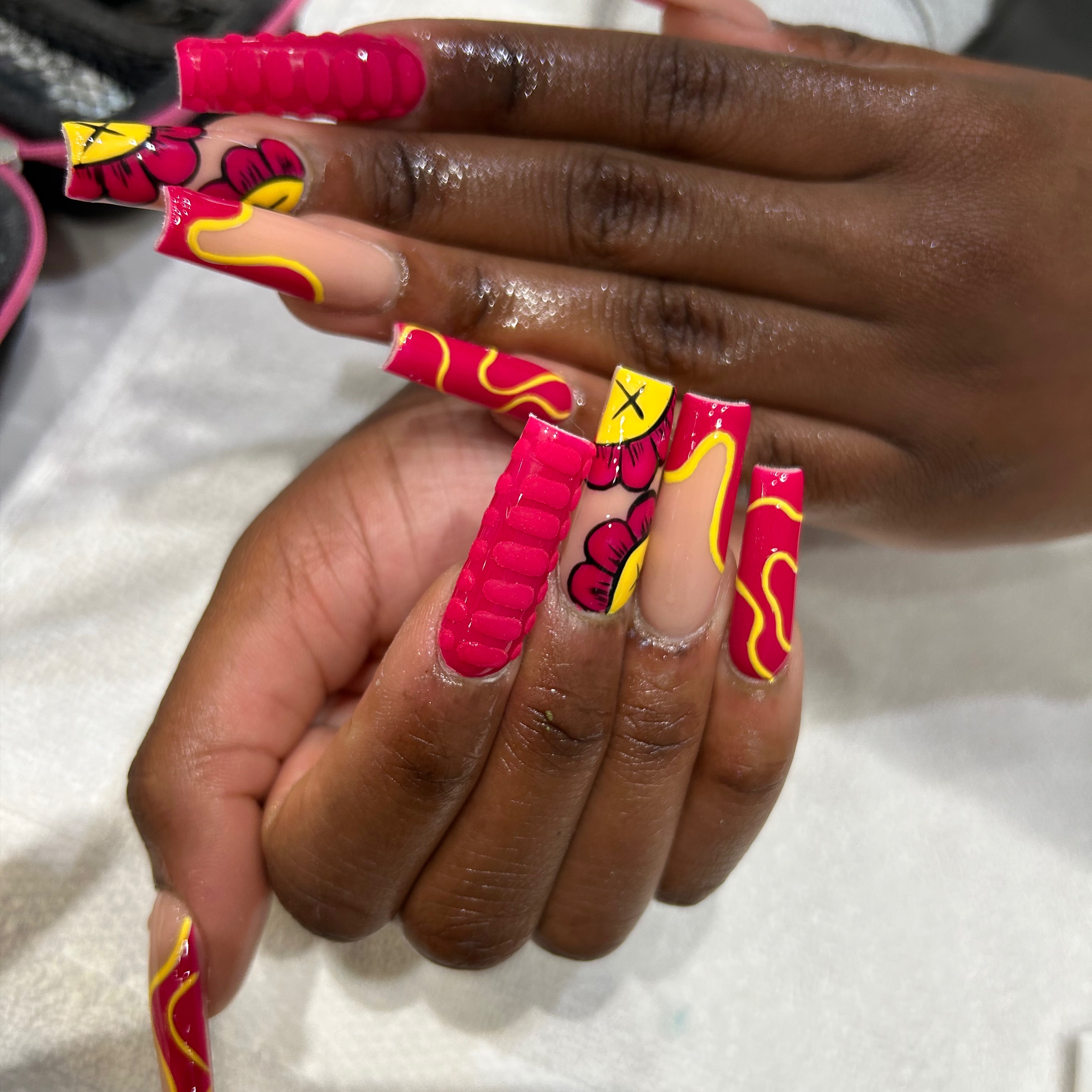 Mix & Match Design Full Set or Fill at Afro Katz Salon LLC in Tallahassee, FL
