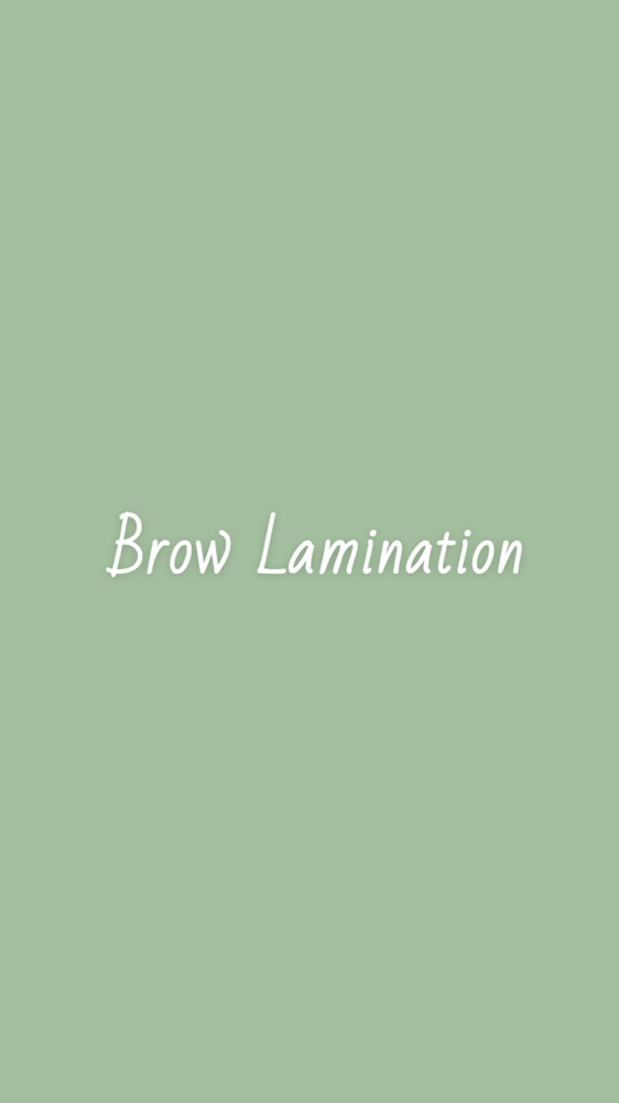 Brow Lamination