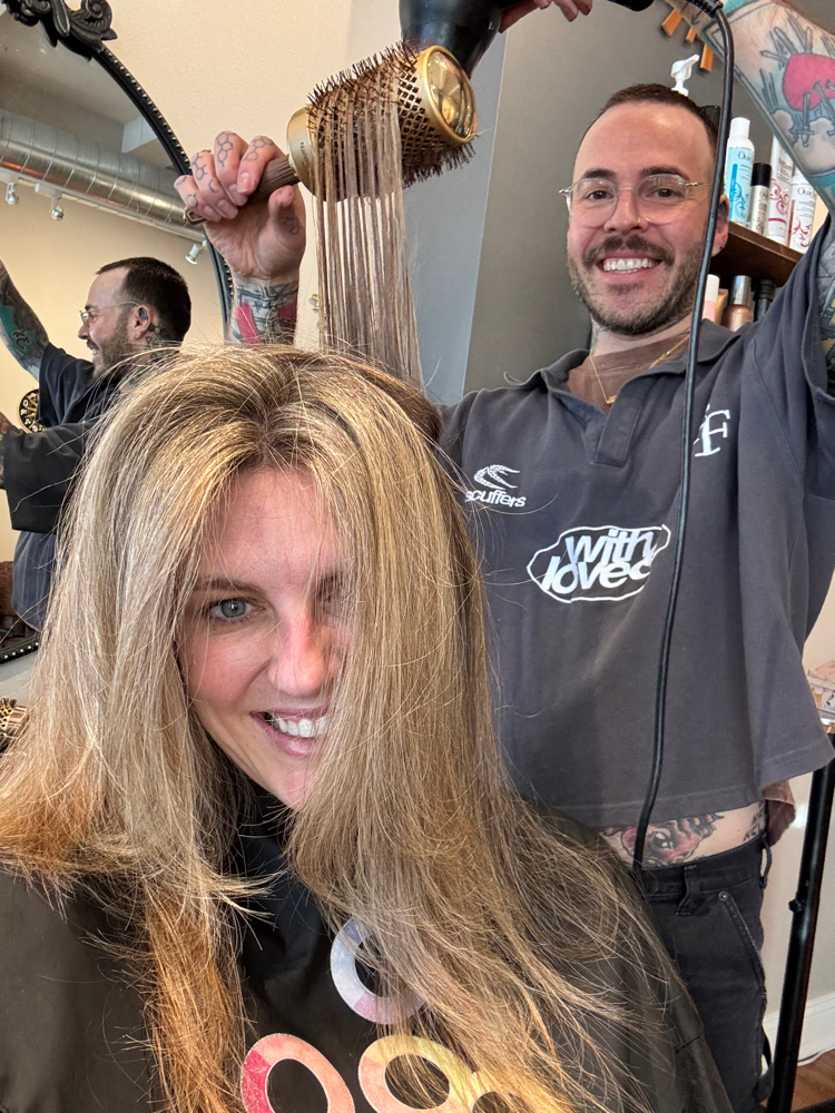 Scalp Treatment & Blowdry