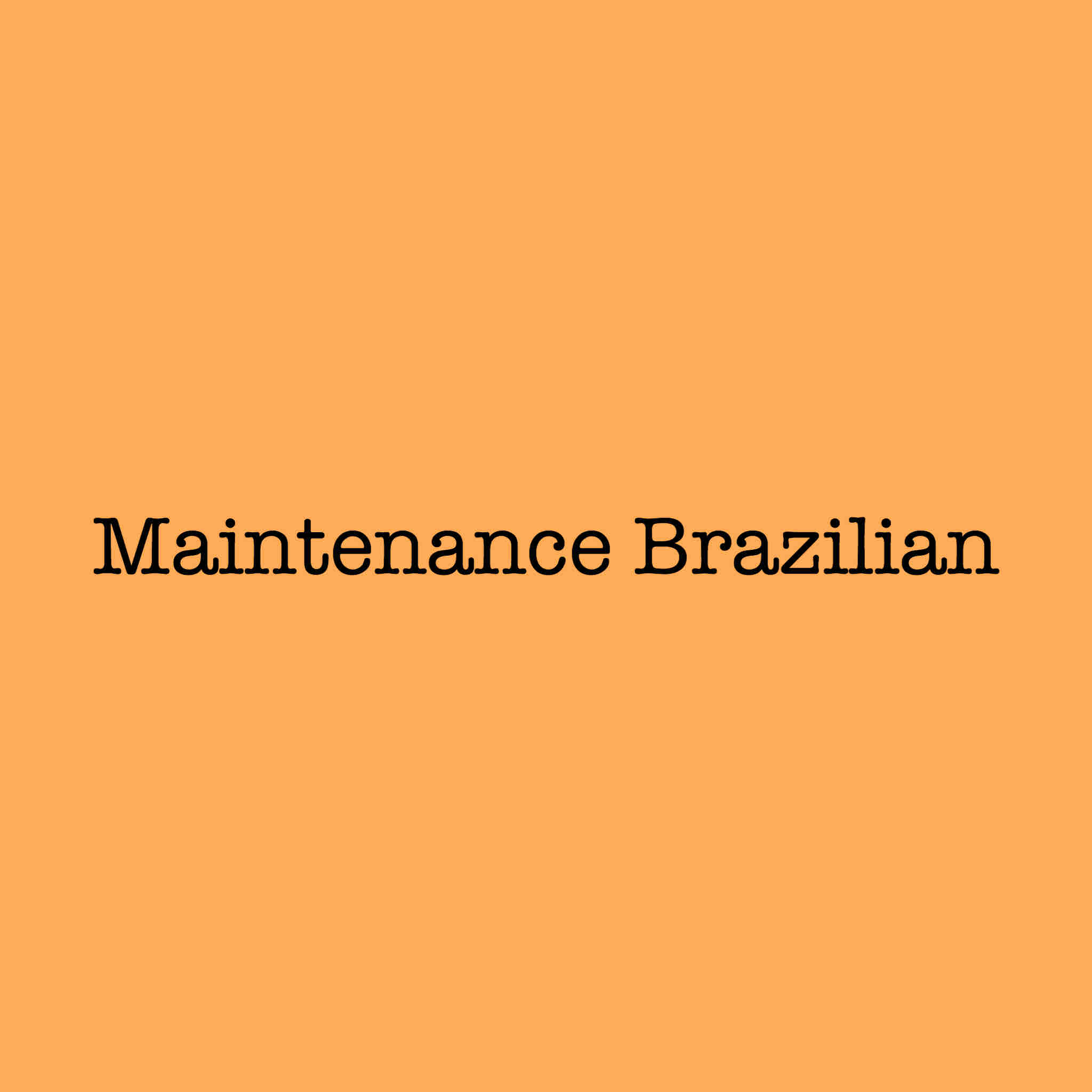 Maintenance Brazilian