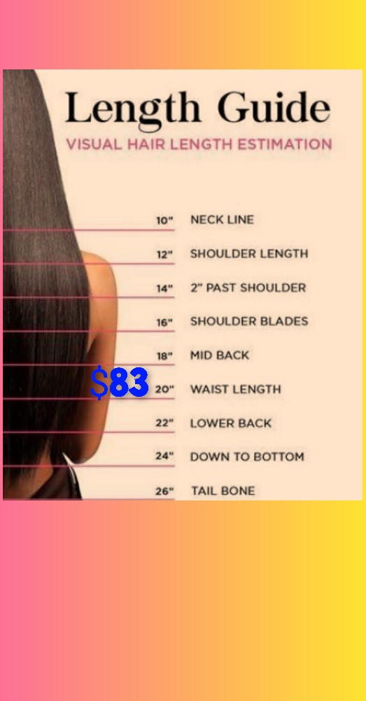 Silk Pres (Shoulder To Midback)