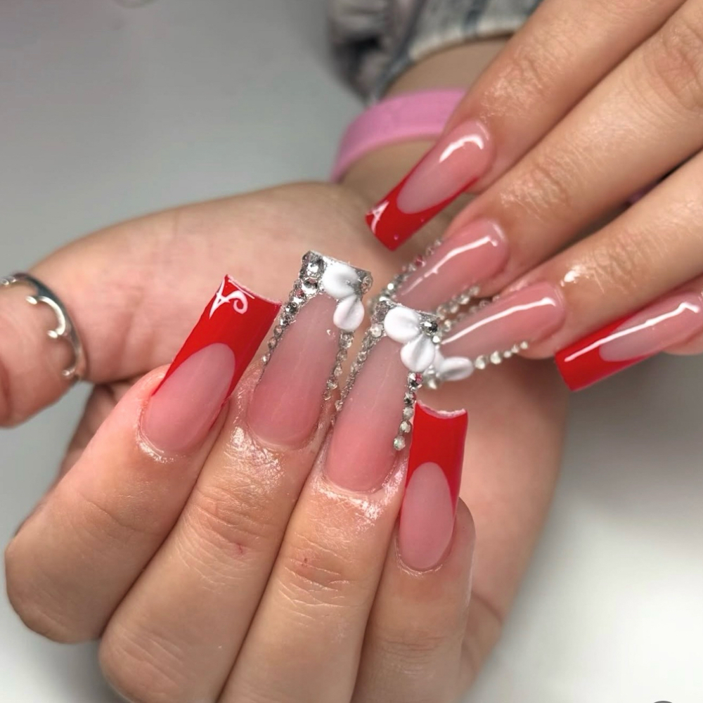 Long Acrylic set at SetsByNova✨ in Lubbock, TX