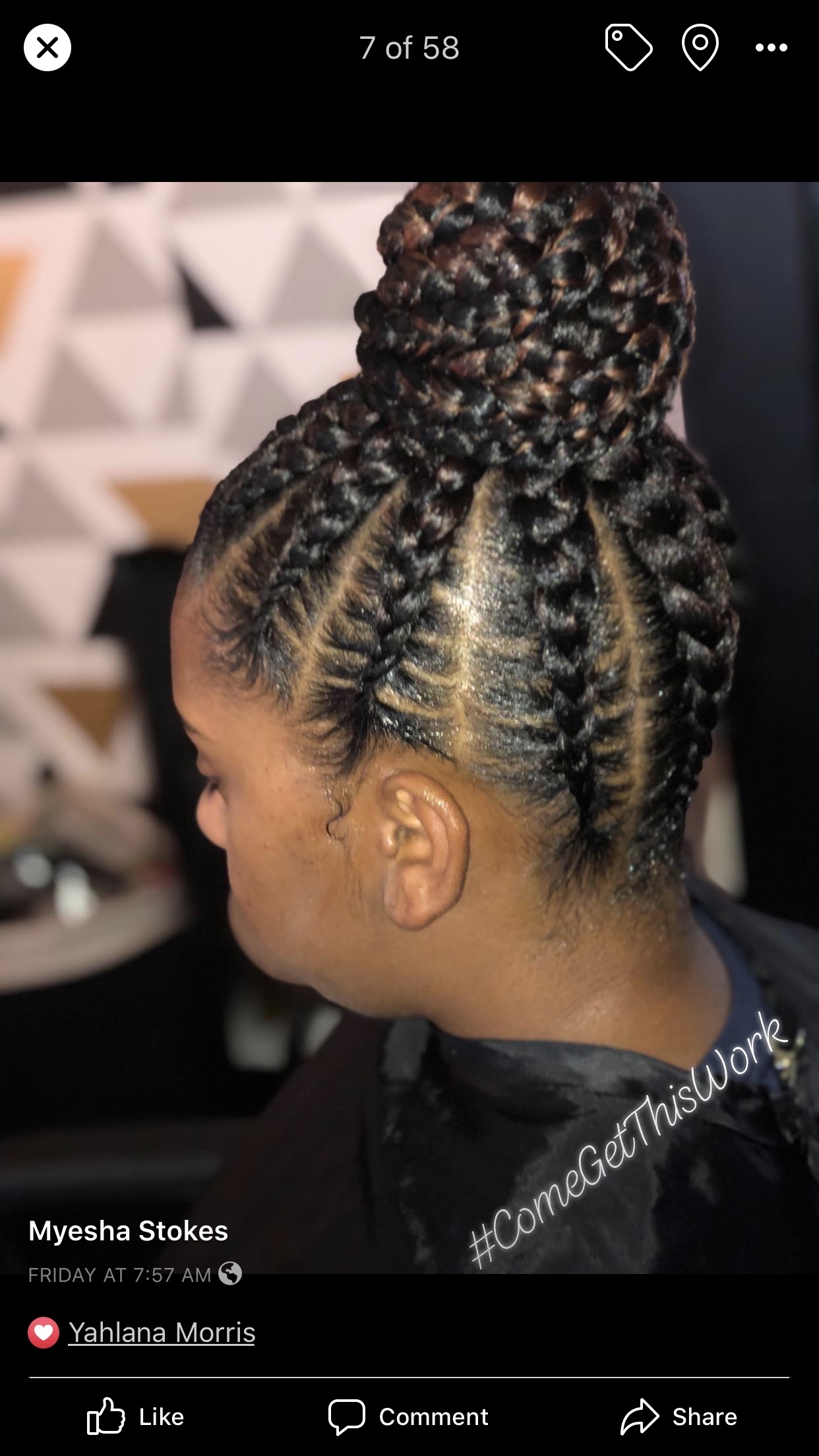 Large Feed In Ponytail
