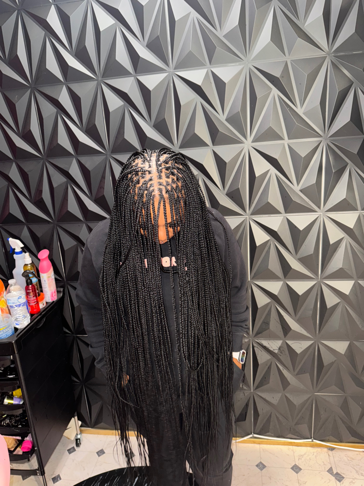 XS Braids Butt Length Hair Included at M&N Beauty Collections in Des Moines, IA