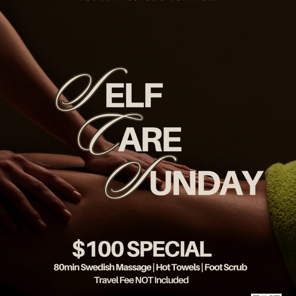 Self Care Sunday Special at The Body Concierge in Capitol Heights, MD