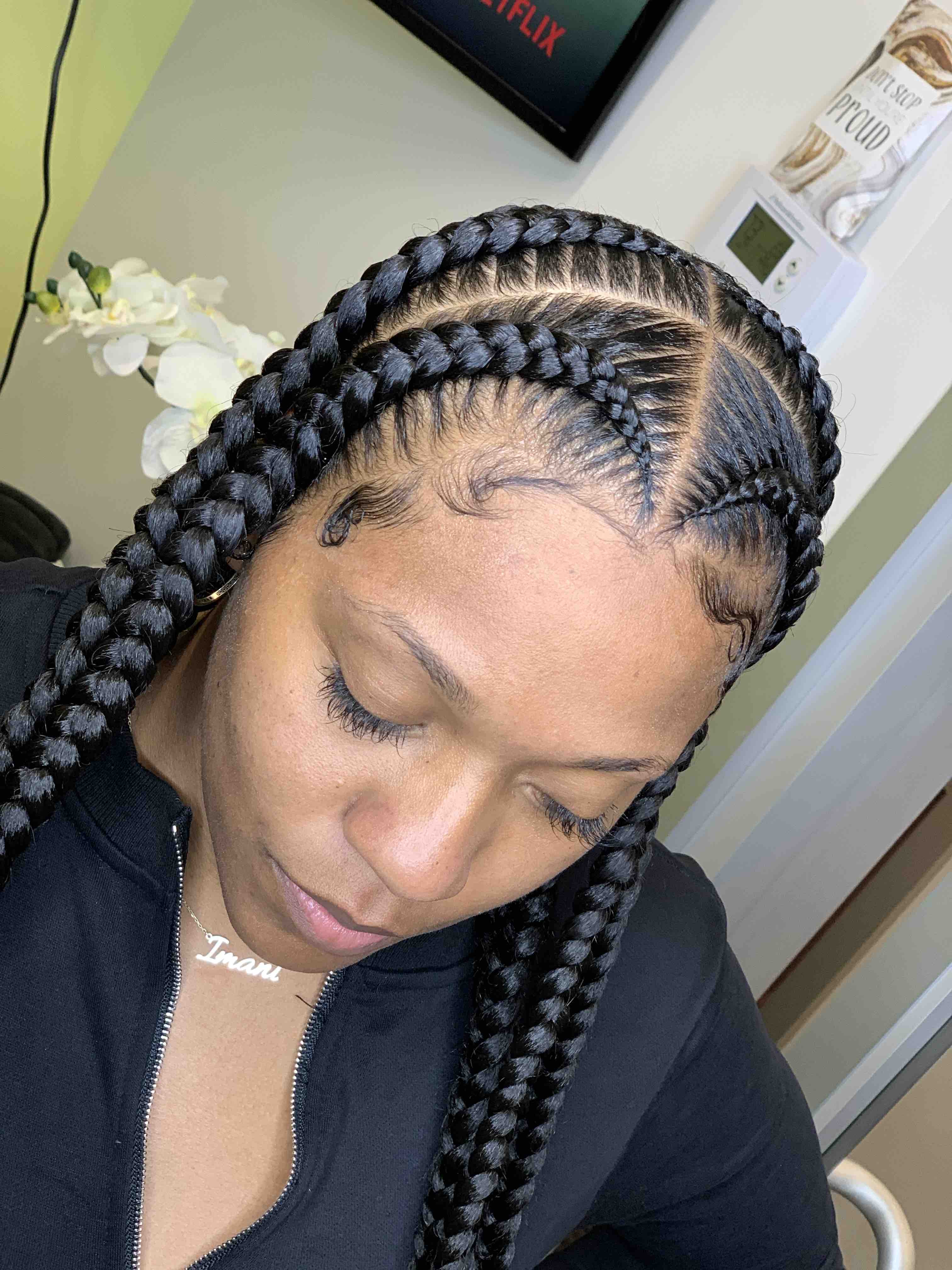 Pop Smoke Braids at Terrilashae in Chicago, IL