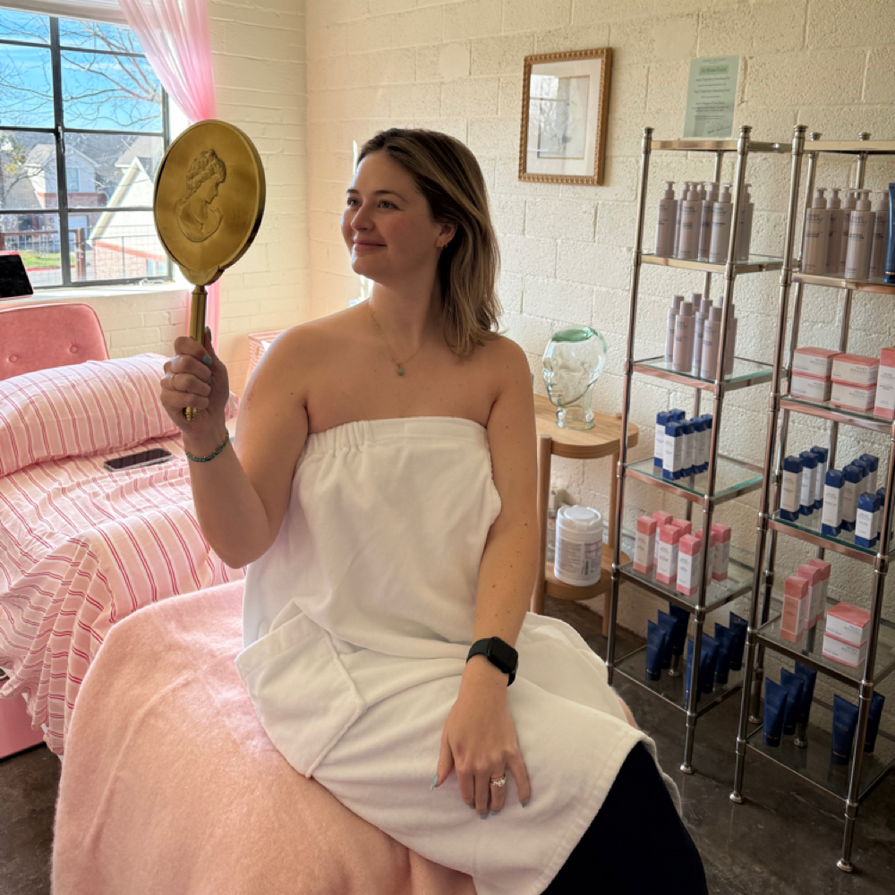 Peel Babe Progress Series at The Barrier Babe Skin Studio in Dallas, TX