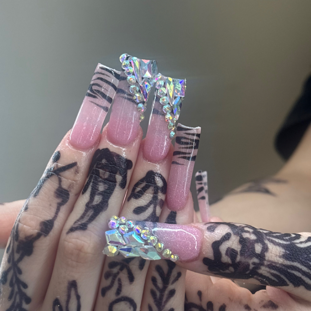 Extra Long Acrylic Set at Nails by Bianca Annabelle in Grand Island, NE