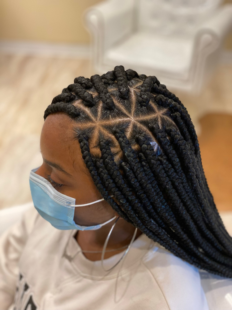 Medium Box Braids
