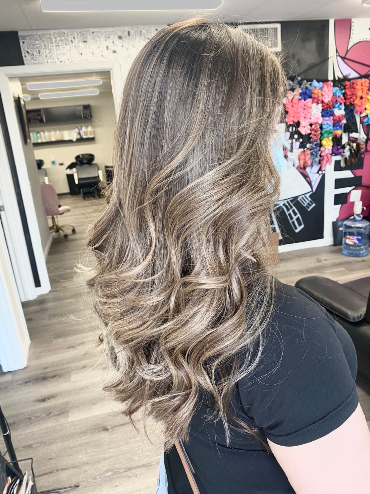 Color, Full Highlight and Haircut