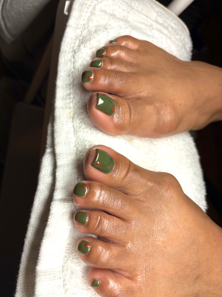 Pedicure at Hales Nails in Jeffersonville, IN