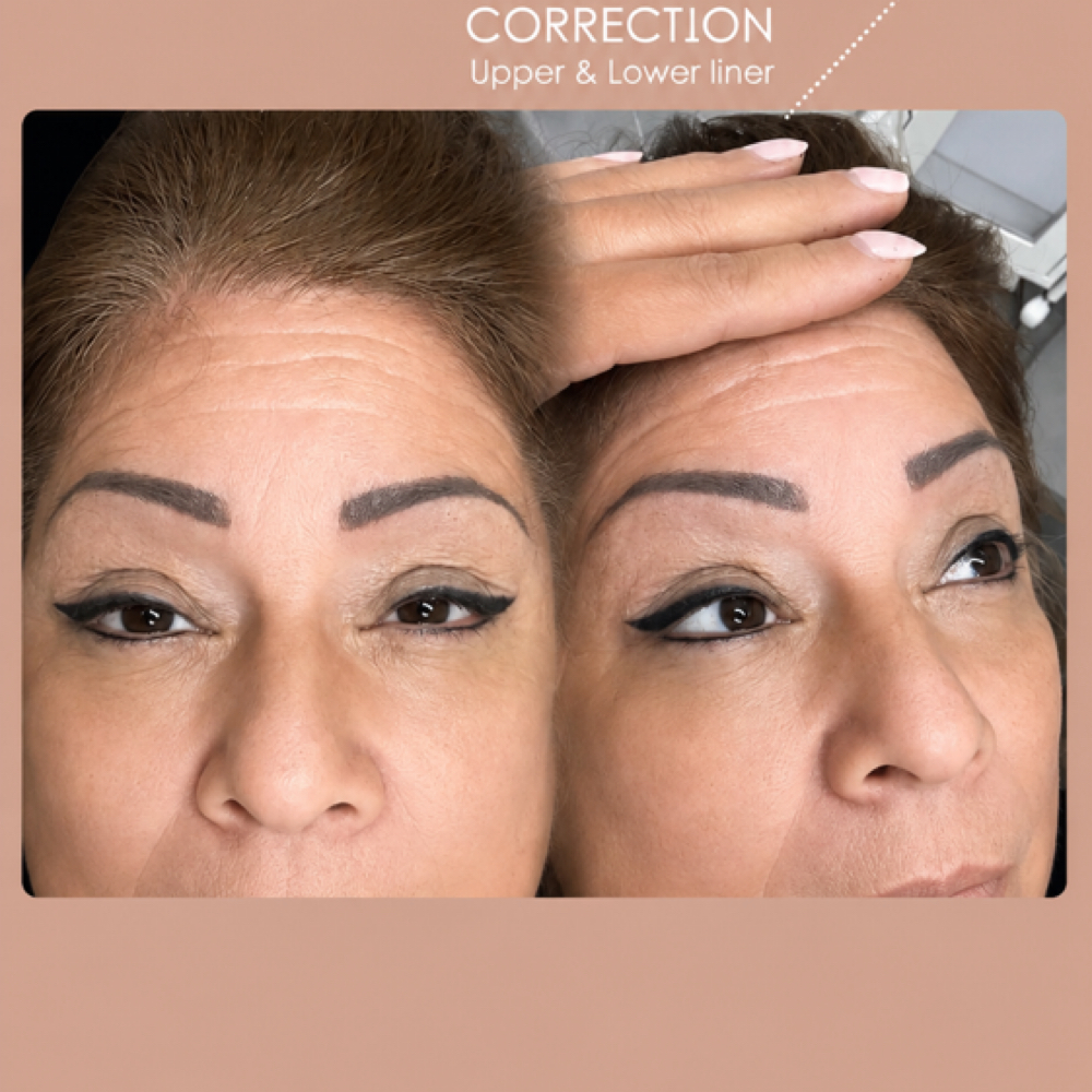 Eyeliner Correction at Microblading Beauty in Fresno, CA