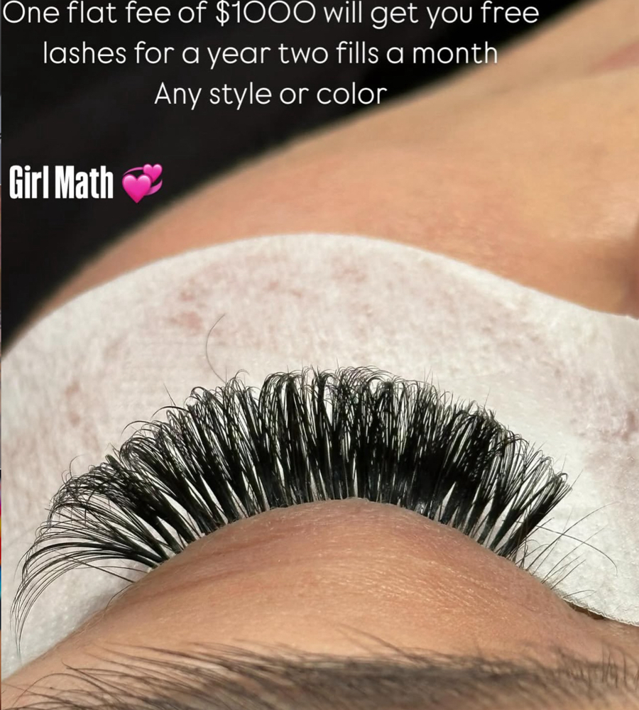 Free Lashes For A Year
